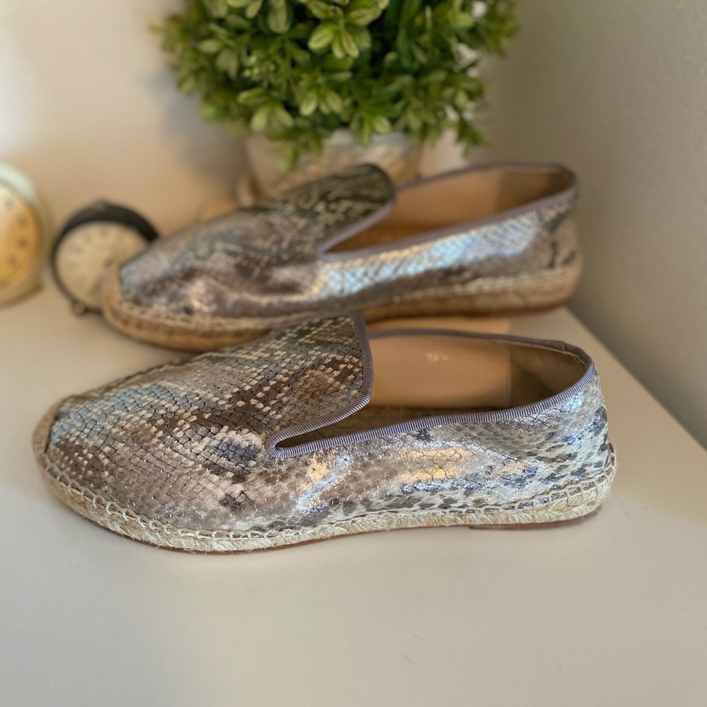 Elyse Walker Espadrilles Python Excellent Conditi… - image 5